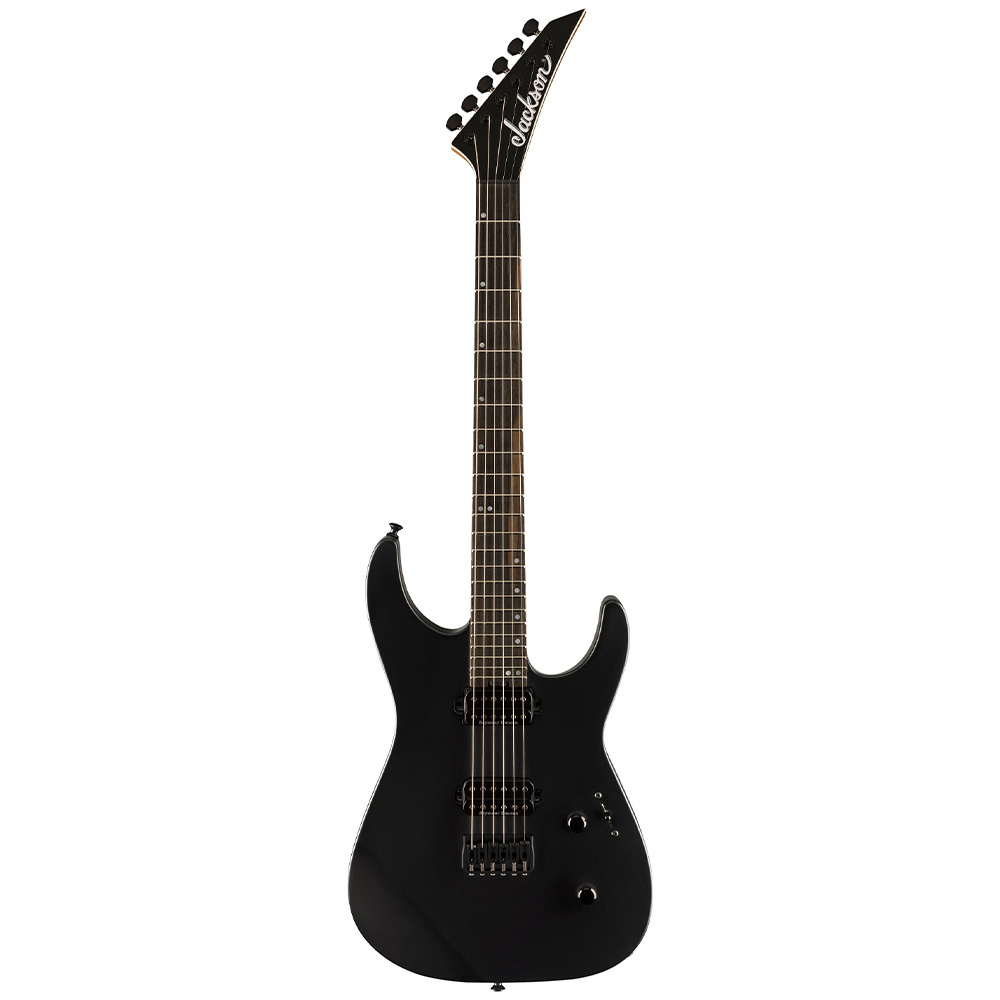 Jackson American Series Virtuoso Hard Tail Abanoz Klavye Satin Black Elektro Gitar